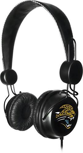 Front Standard. Tribeca - Jacksonville Jaguars Headphones with Built-In Microphone.