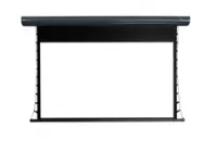 Elite Screens - Saker Tab-Tension CineGrey 126" Home Theater Motorized Projection Screen - Black - Front_Zoom