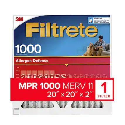 REMIND ME 3M Scam Download barcode rota d change Smart App. reminder & mobile purchasing. Filtrete Electrostatic Air Filter 1000 - Allergen Defense Best Bettor Good MPR 1000 MERV 11 1 20" X 20" X 2" FILTER