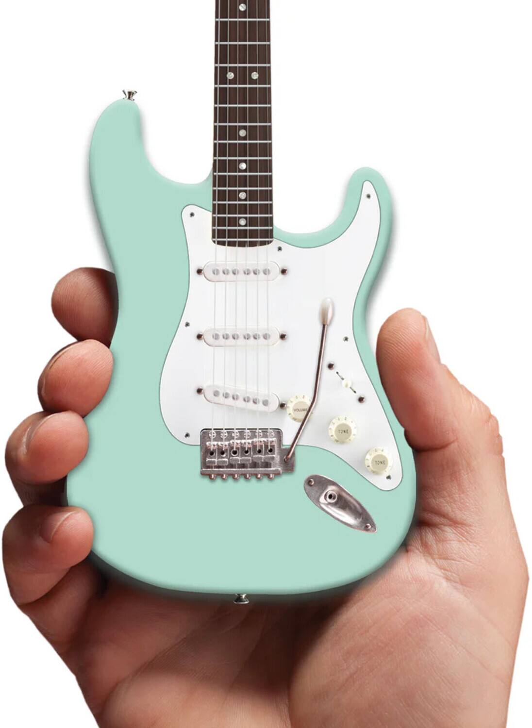 Axe Heaven Fender Stratocaster Surf Green 10 Inch Miniature