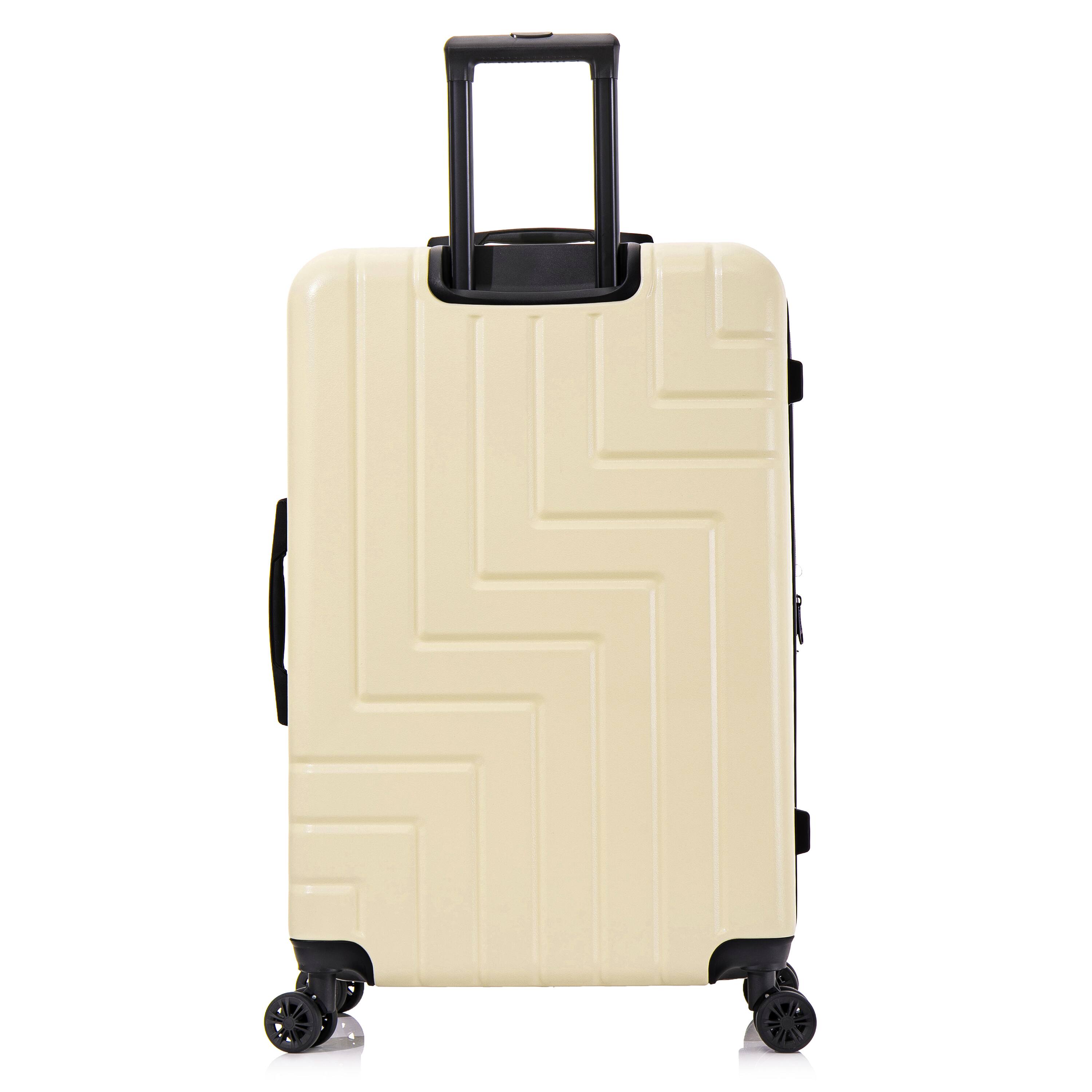 Alt View 1. DUKAP - Zahav Lightweight Hardside Spinner Luggage 28" - SAND.