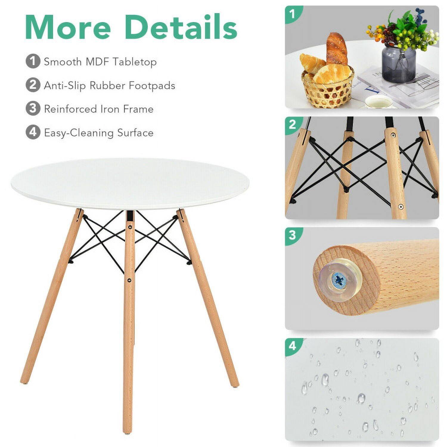 More Details

1. Smooth MDF Tabletop
2. Anti-Slip Rubber Footpads
3. Reinforced Iron Frame
4. Easy-Cleaning Surface