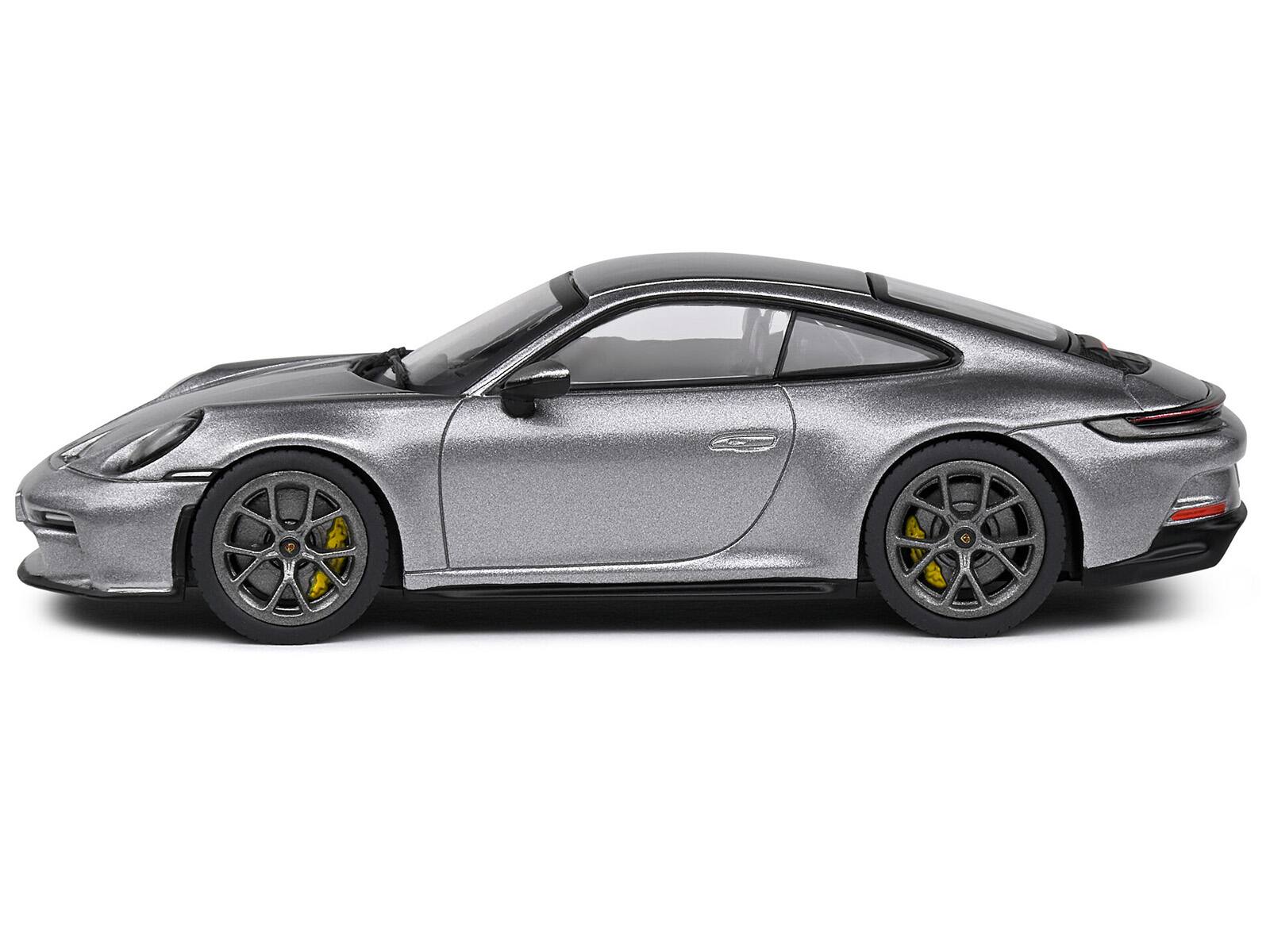 Alt View 2. Solido - Porsche 911 (992) GT3 Touring GT Silver Metallic 1/43 Diecast Model Car by Solido.