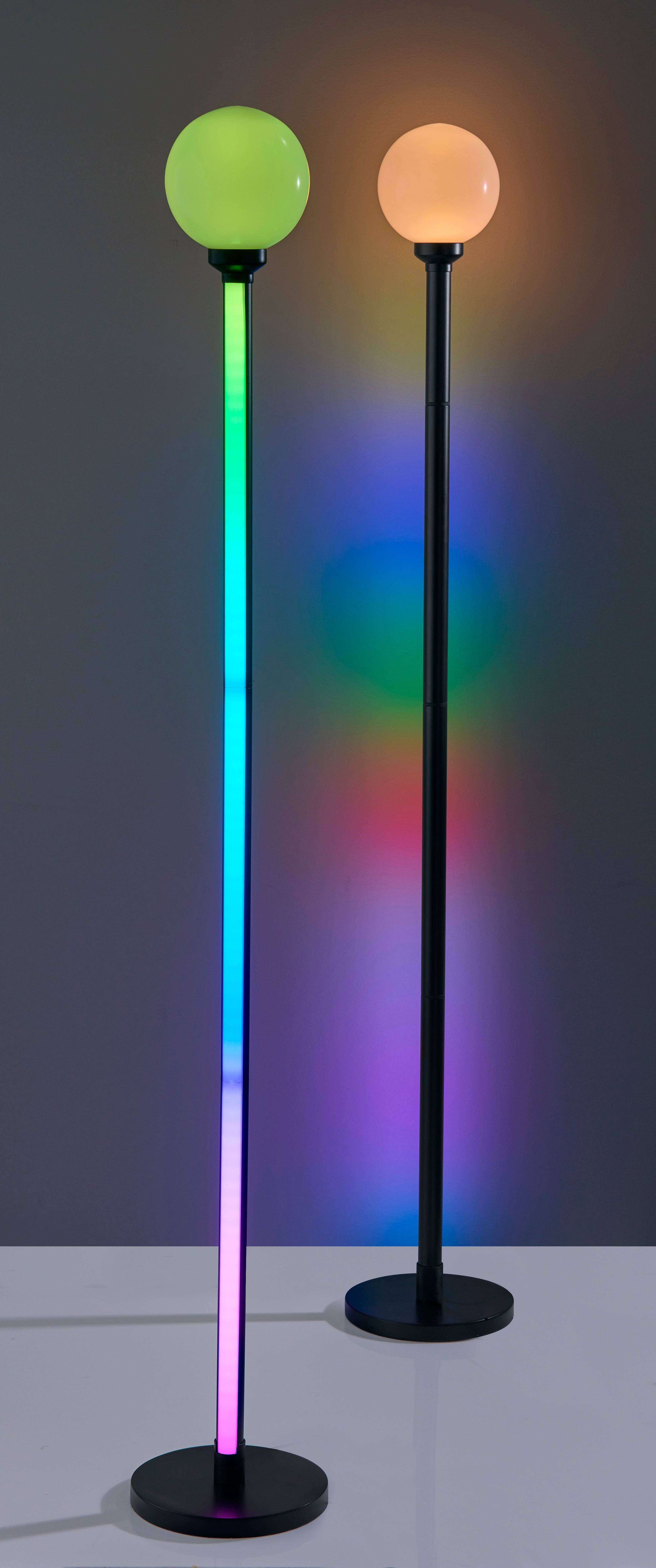 Alt View 6. Adesso Home - Astra RGB Color Changing Floor Lamp.