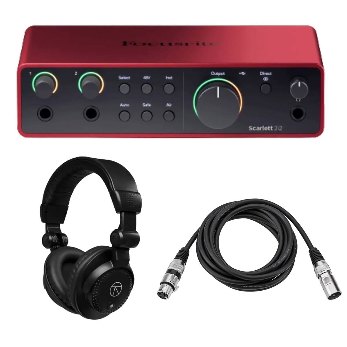 Pocusrite 1 2 Select 4V Inst Output Direct I Auto Safe Air Scarlett 2i2