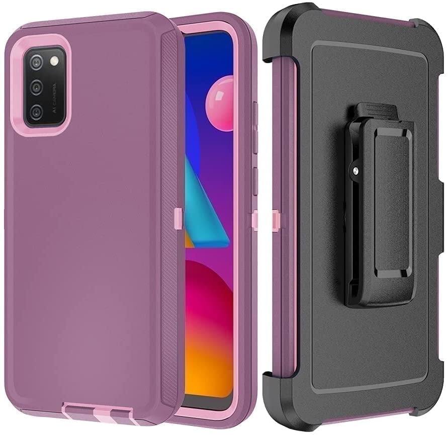 Front. RomeTech - Defender Case for Motorola Moto G Stylus 5G - Plum Pink - Plum Pink.