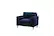 Alt View Zoom 12. Lifestyle Solutions - Langford Chair with Upholstered Fabric and Eucalyptus Wood Frame - Navy Blue.