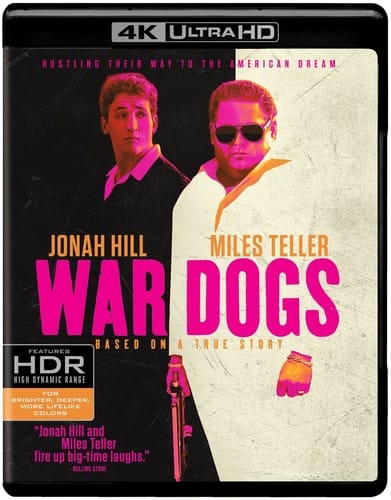 Front. War Dogs   - 4K Blu-Ray.