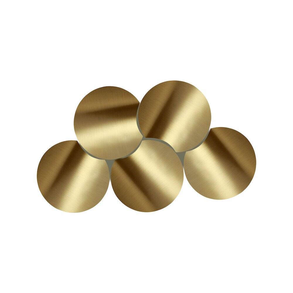 Alt View 2. Meridian Furniture - Dimple Gold Coffee Table - Gold.