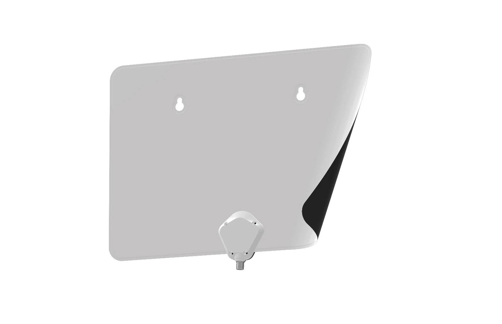 Angle. Cables Direct Online - Indoor Digital HDTV Antenna 4K/8K/1080p Support Superior Reception Range Multi Directional Reversible 15ft Cable - Black/White.