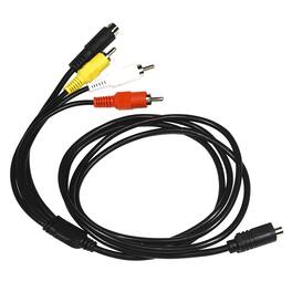 HQRP - 10-Pin AV Audio Video Cable 60 inch Replacement for Sony Handycam and JVC Everio Camcorders