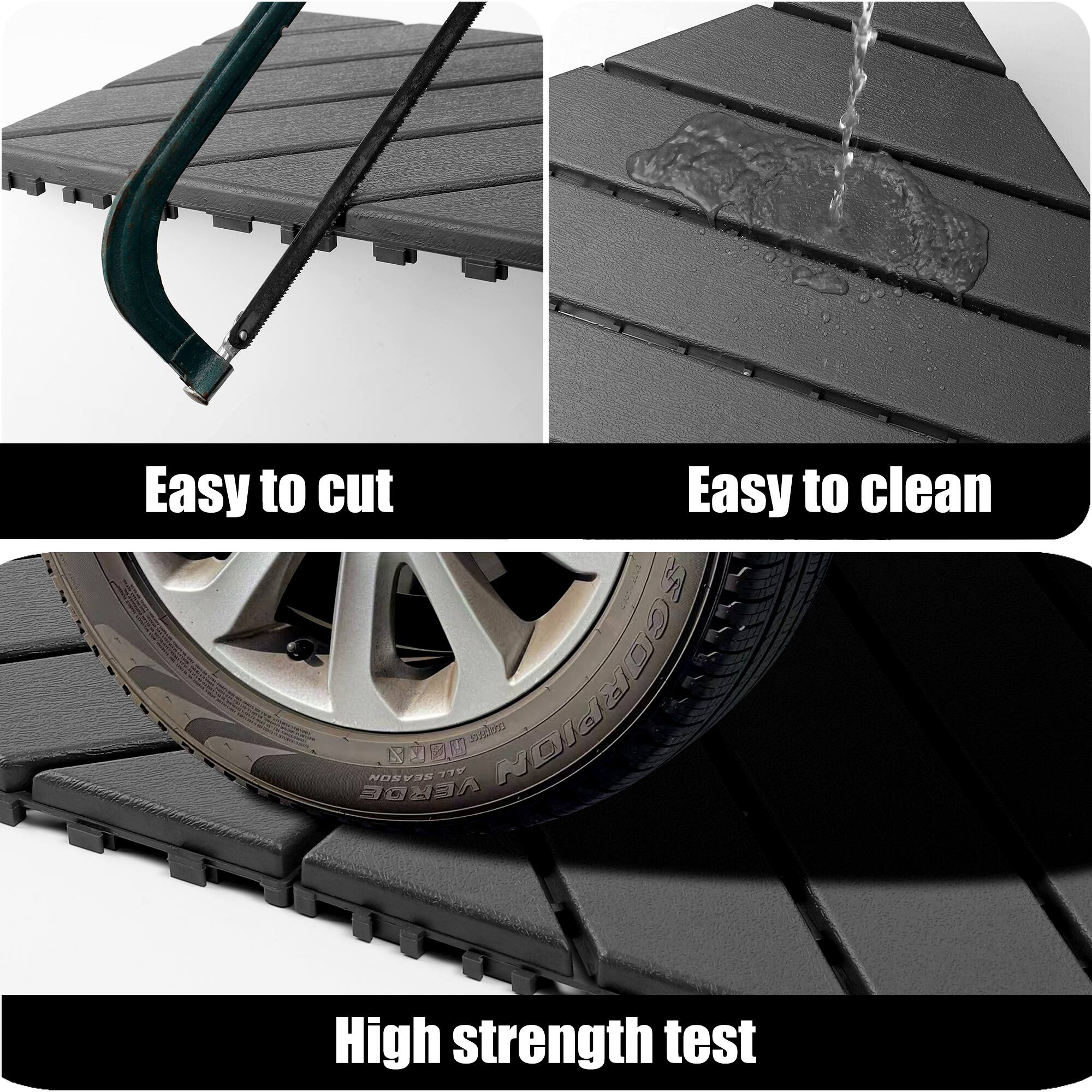 Easy to cut  
Easy to clean  
High strength test