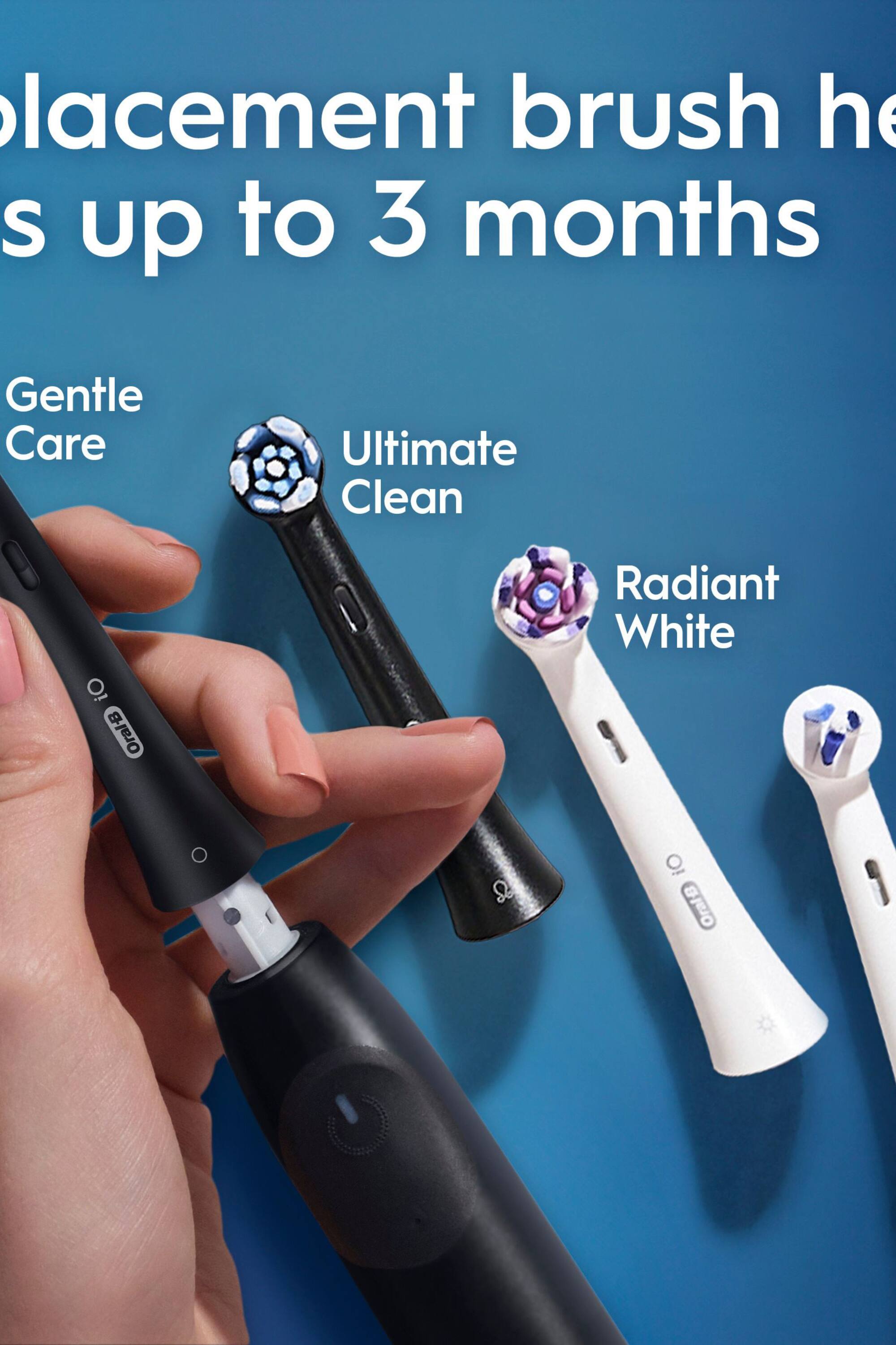 Replacement brush heads up to 3 months

Gentle Care  
Ultimate Clean  
Radiant White