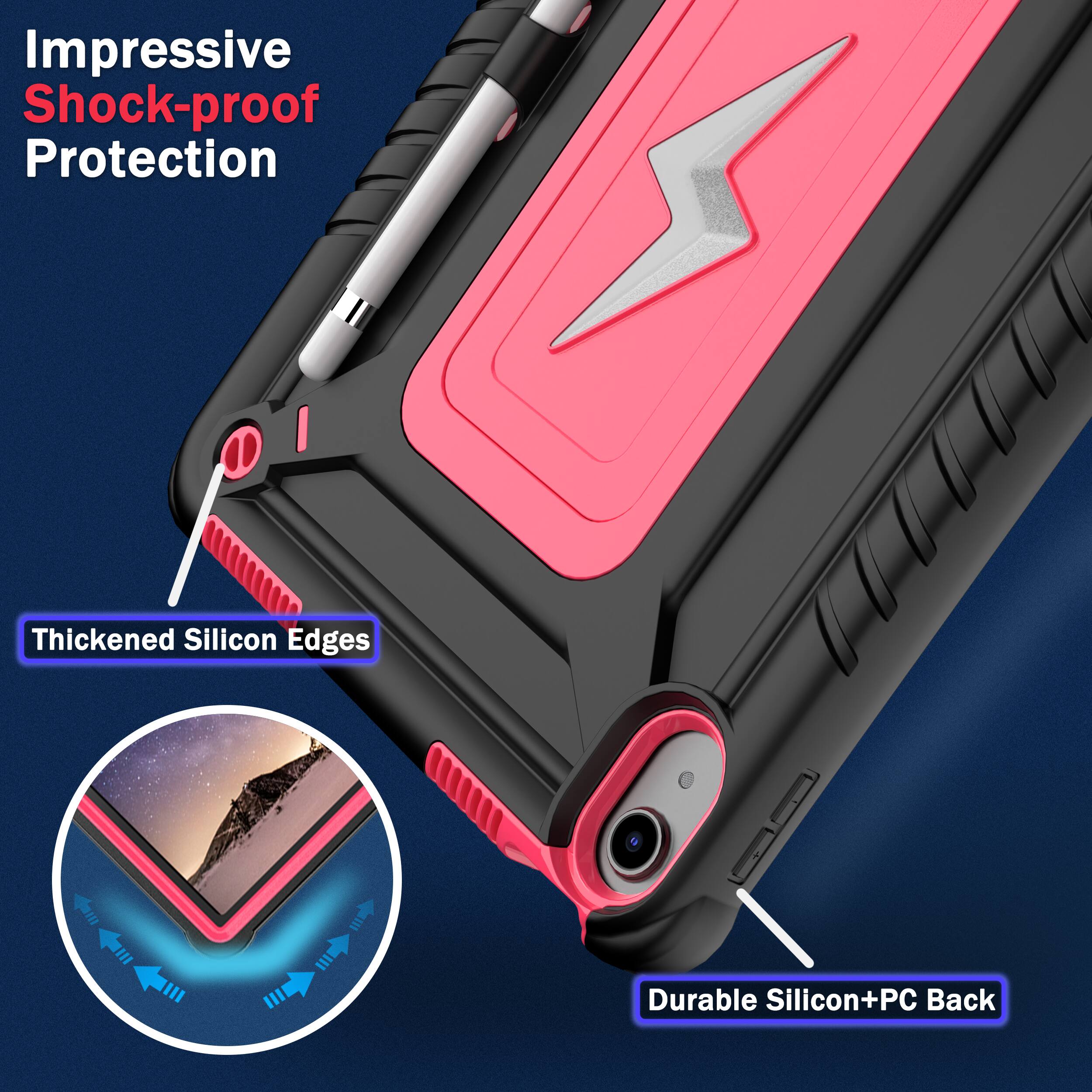 Impressive Shock-proof Protection  
Thickened Silicon Edges  
Durable Silicon+PC Back