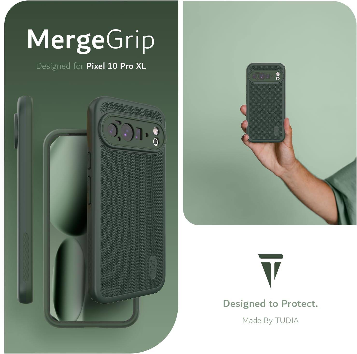 MergeGrip  
Designed for Pixel 10 Pro XL  

Designed to Protect.  
Made By TUDIA