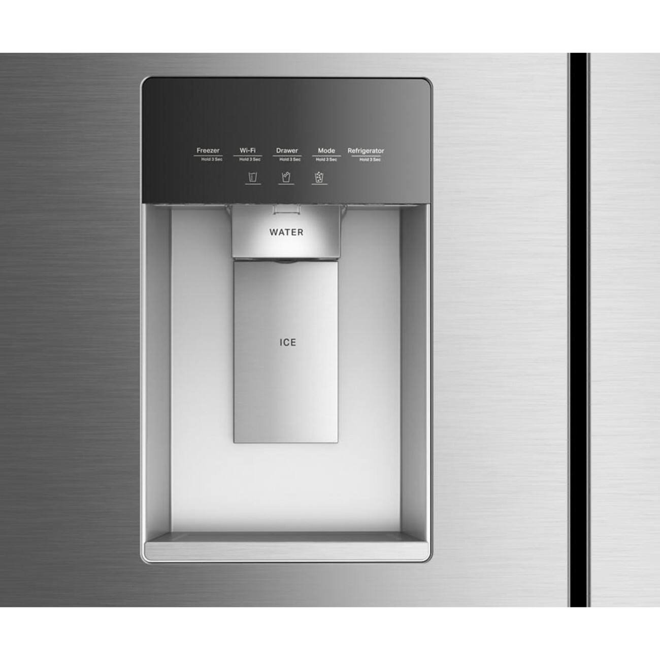 Freezer Hold 3 Sec  
Wi-Fi Mold 3 Sec  
Drawer Mold 3 Sec  
Mode Refrigerator Hold 35mc Hold 1 Sec  
WATER  
ICE