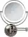 Front Standard. Zadro - Next Generation LED-Lighted Round Wall Mount Mirror - Silver.