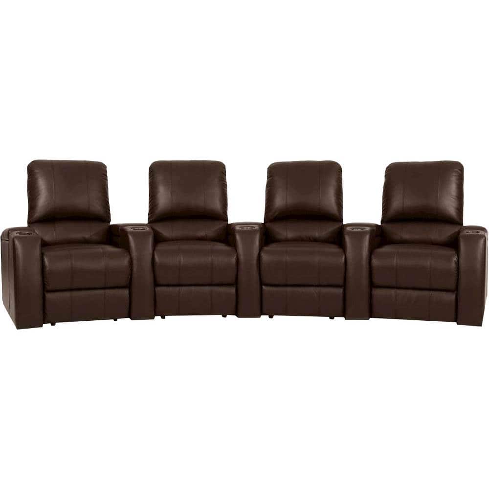 Octane Seating Magnolia Curved 4Seat Power Recline Home Theater