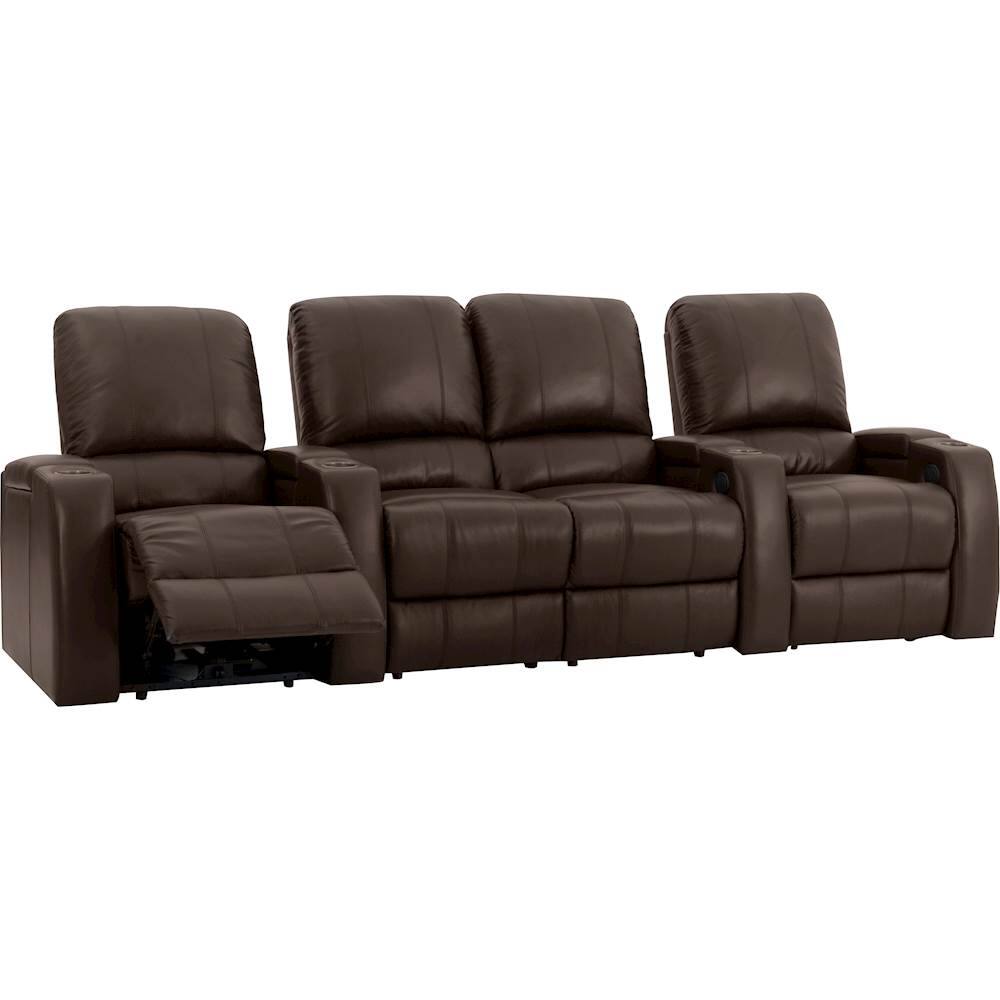 Best Buy Octane Seating Magnolia Straight 4Seat Power Recline Home