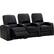 Alt View 11. Octane Seating - Magnolia Straight 3-Seat Manual Recline Home Theater Seating - Black.