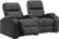 Angle. Octane Seating - Headliner Curved 2-Seat Manual Recline Home Theater Seating - Black.