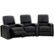 Alt View Zoom 11. Octane Seating - Magnolia Curved 3-Seat Manual Recline Home Theater Seating - Black.