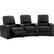 Alt View 11. Octane Seating - Magnolia Curved 3-Seat Manual Recline Home Theater Seating - Black.