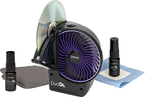  DVD CD Repair Kit with Cleaning Solution Included - Hand  Powered CD DVD Cleaner and Scratch Remover Cleans and Polishes Discs with  Minor Damage : Electronics