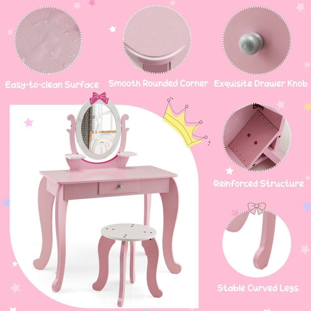 Easy-to-clean Surface  
Smooth Rounded Corner  
Exquisite Drawer Knob  
Reinforced Structure  
Stable Curved Legs