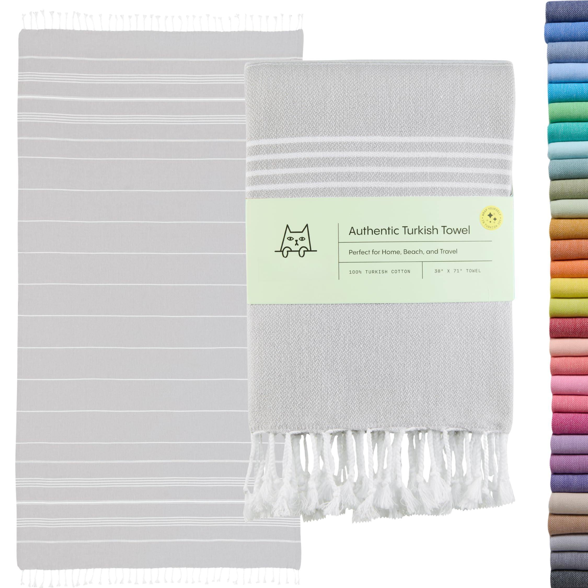 Light Grey Beach Towel (38" x 71")