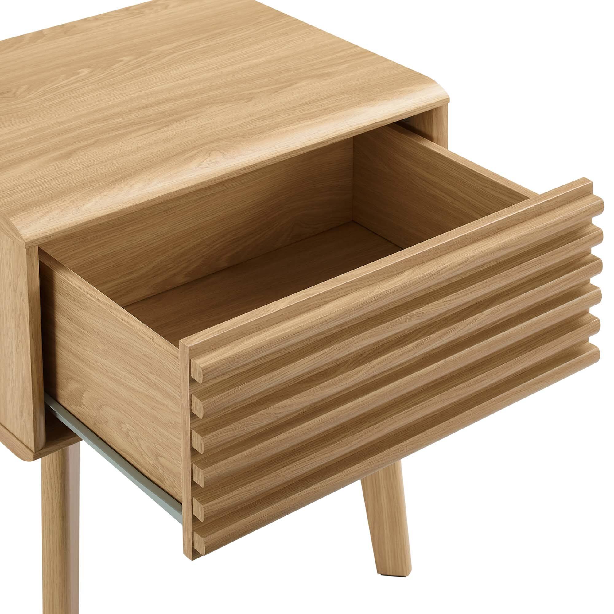 Alt View 3. Modway - Render End Table by Modway - Oak.