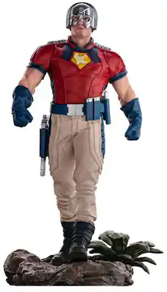 Front. Iron Studios - Iron Studios - The Suicide Squad - BDS Art Scale 1/10 - Peacemaker Statue - COLLECTIBLES - Multicolor.