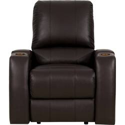 Octane Seating Magnolia Power Recline Home Theater Seating Brown