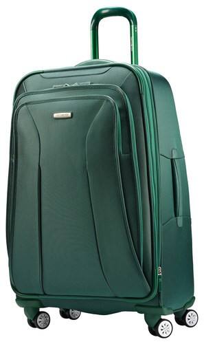 Front Standard. Samsonite - HYPERspace XLT 25" Expandable Spinner Travel Bag - Ivy Green.
