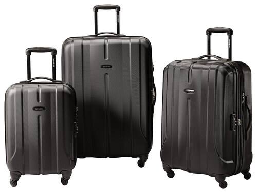 Front Standard. Samsonite - Fiero 20"/24"/28" Expandable Spinner Luggage Set - Black.
