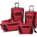Front. American Tourister - Fieldbrook II Luggage Set (4-Piece) - Red/Black.