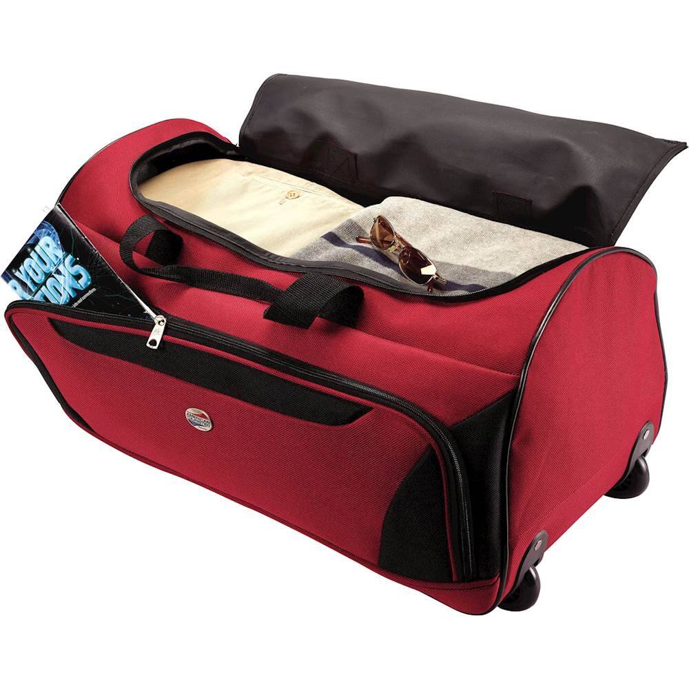 Alt View 12. American Tourister - Fieldbrook II Luggage Set (4-Piece) - Red/Black.