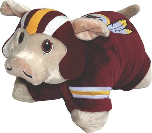 Angle Standard. Fabrique Innovations - Washington Redskins Pillow Pet.