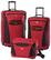 Front Standard. American Tourister - Fieldbrook II Luggage Set (3-Piece) - Red.