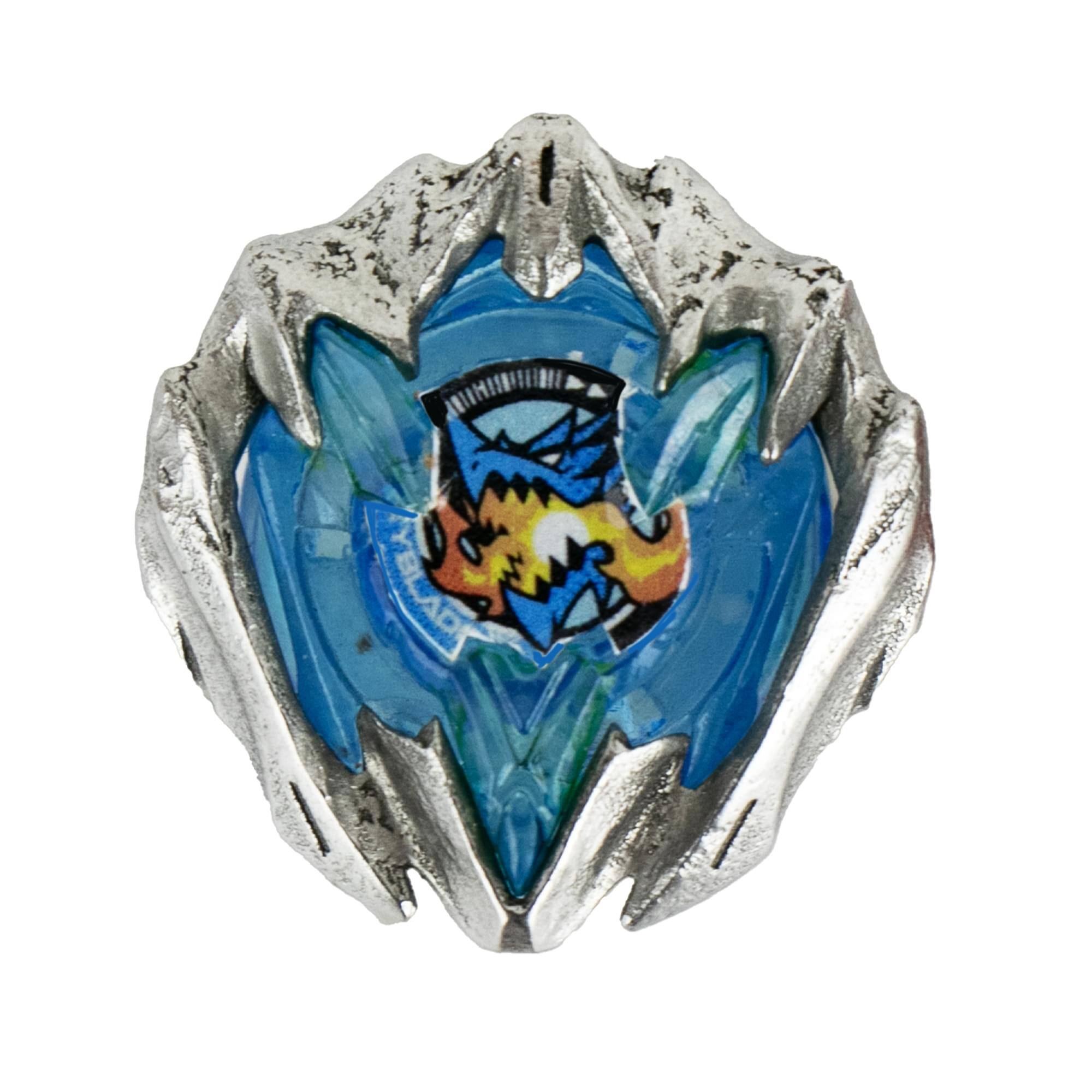 Alt View 10. Super Impulse - World's Smallest Beyblade X Battling Spinning Top | Buster Dran - Blue.