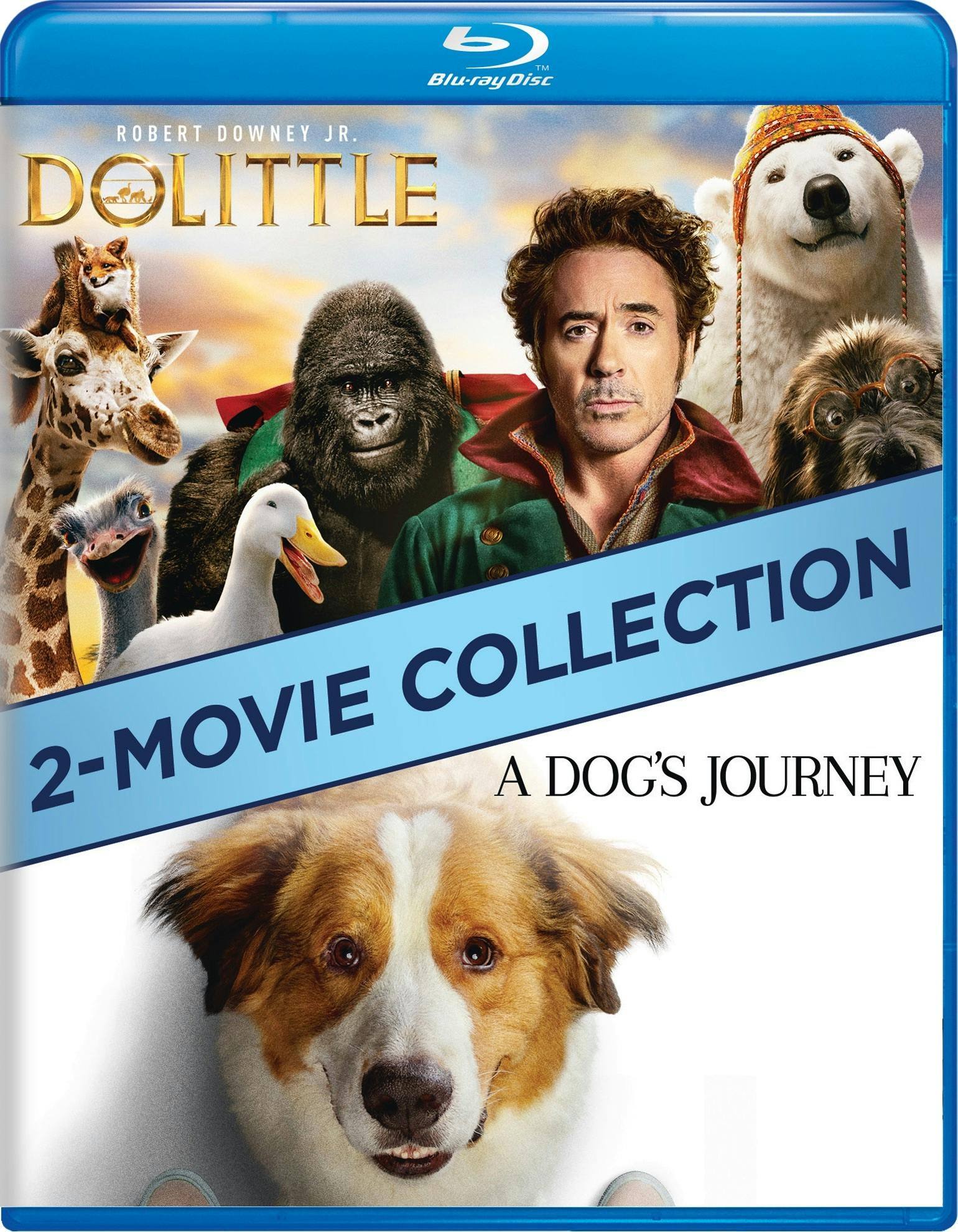 Front. Dolittle/A Dog's Journey (Blu-ray Double Feature) [Blu-ray].