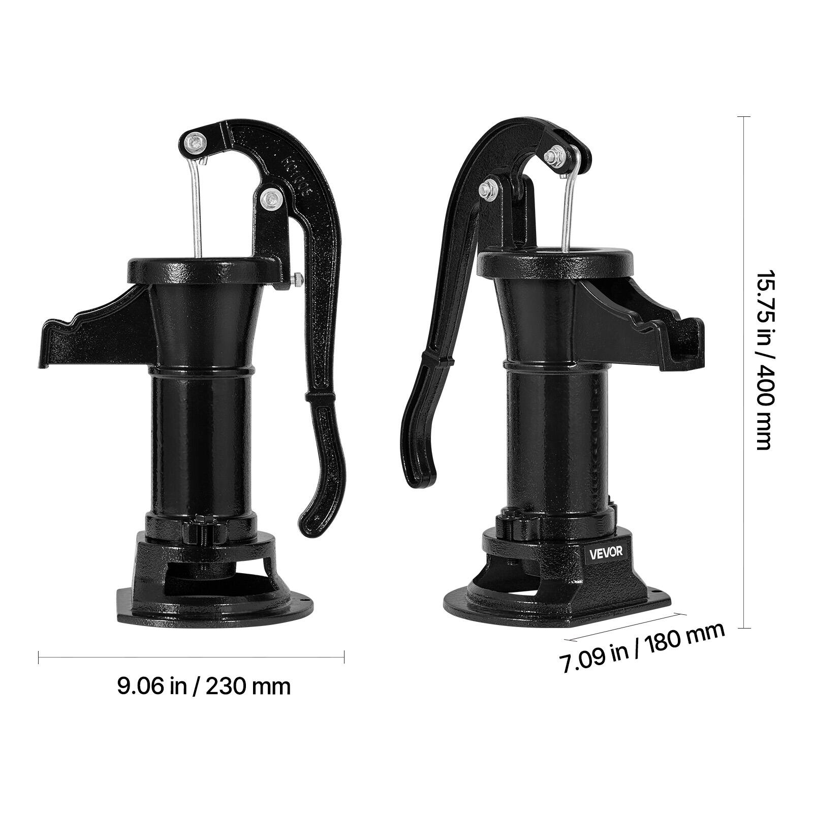 H01gOE 15.75 in / 15.75 in / 400 mm VEVOR 9.06 in / 230 mm 7.09 in / 180 mm