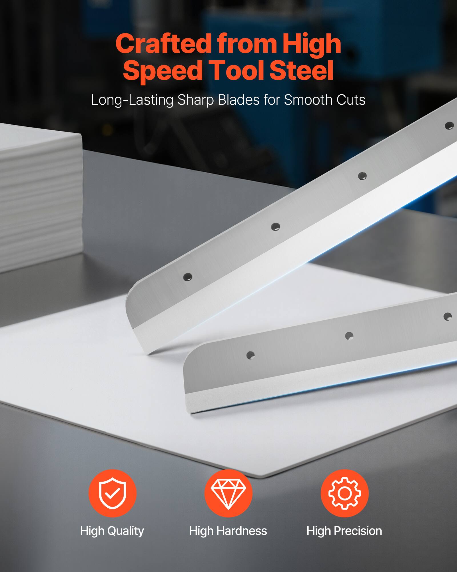 Crafted from High Speed Tool Steel  
Long-Lasting Sharp Blades for Smooth Cuts

High Quality  
High Hardness  
High Precision