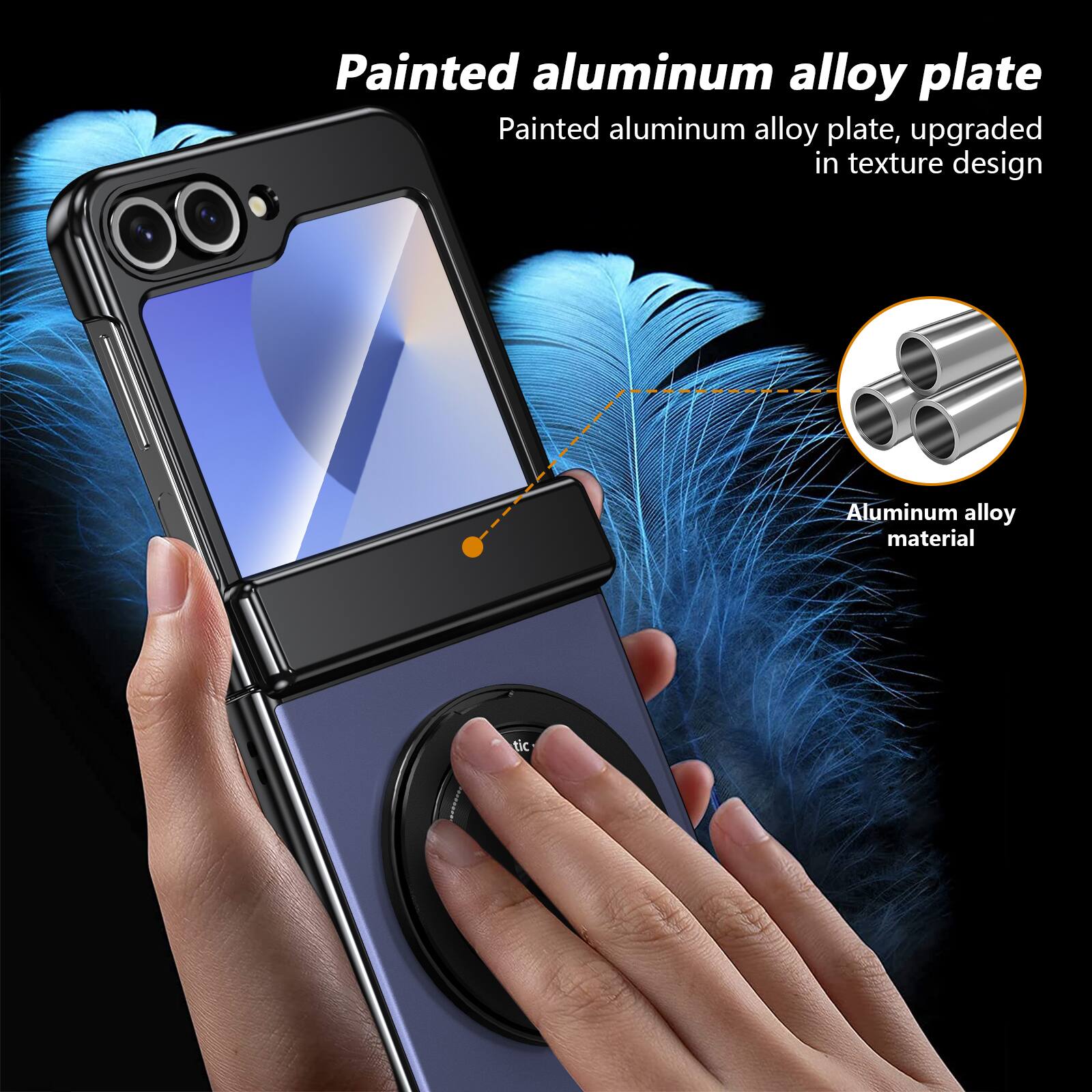 Painted aluminum alloy plate  
Painted aluminum alloy plate, upgraded in texture design  
Aluminum alloy material
