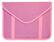 Front Standard. Inland - Envelope Sleeve for Most 10" Tablets - Pink.