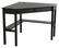 Front. SEI Furniture - Sperry Corner Computer Desk - Black.