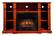 Front. SEI - Electric Media Fireplace for Most Flat-Panel TVs Up to 50" - Mahogany.
