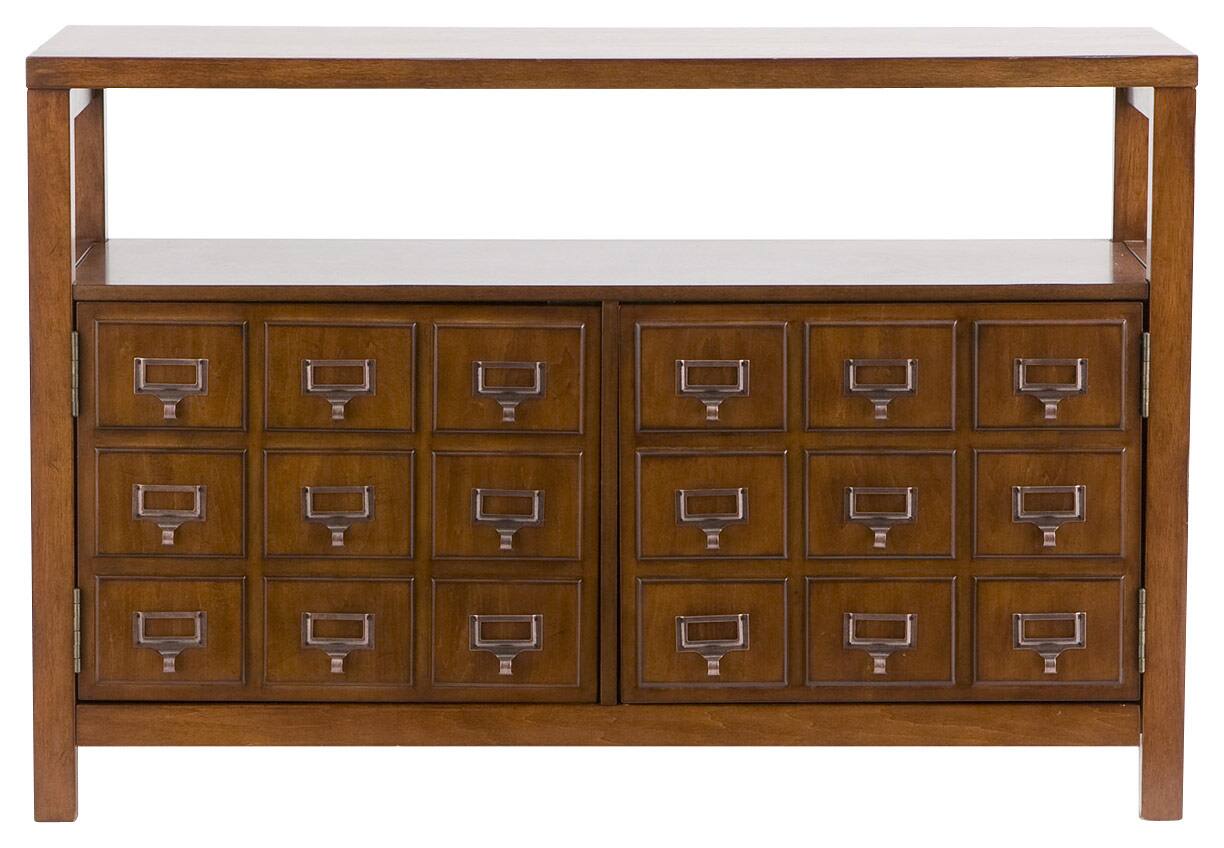 Questions and Answers SEI Furniture Marana Apothecary Media Stand Mahogany MS9888R Best Buy
