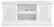Front. SEI Furniture - TV Stand for Most Flat-Panel TVs Up to 50" - White.