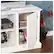 Alt View 13. SEI Furniture - TV Stand for Most Flat-Panel TVs Up to 50" - White.